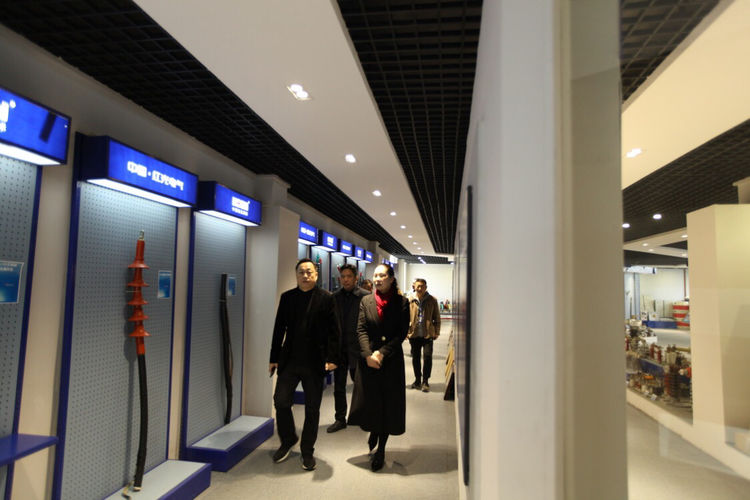 乐清市副市长陈微燕一行莅临必发bifa电气集团考察调研