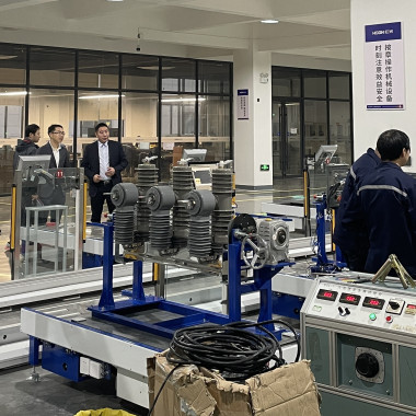 国网浙江乐清市供电有限公司总司理李建宇一行莅临必发bifa电气集团调研