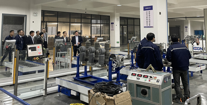 国网浙江乐清市供电有限公司总司理李建宇一行莅临必发bifa电气集团调研